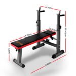 Everfit Weight Bench Squat Rack Bench Press Home Gym Equipment 200kg - Image 2