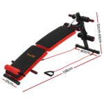 Everfit Weight Bench Sit Up Bench Press Foldable Home Gym Equipment - Image 2