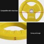 Everfit Weight Plates Olympic 20kg Dumbbell Barbell Plate Weight Lifting Home Gym Yellow - Image 6