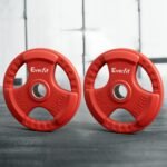 Everfit Weight Plates Olympic 15kgx2 Dumbbell Barbell Plate Weight Lifting Home Gym Red - Image 7