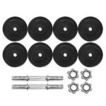 Everfit 25kg Dumbbell Set Weight Plates Dumbbells Lifting Bench - Image 4