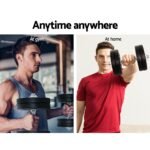 Everfit 25kg Dumbbell Set Weight Plates Dumbbells Lifting Bench - Image 7