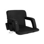 Artiss Lounge Sofa Bed With Armrest Heated Floor Recliner Futon Couch Folding Chair Cushion - Image 7
