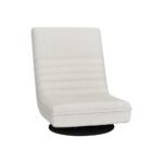 Artiss Floor Lounge Sofa Swivel Foldable Linen White - Image 7