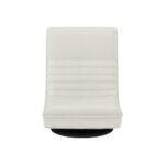 Artiss Floor Lounge Sofa Swivel Foldable Linen White - Image 3