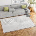 Artiss Rug 160x230cm Area Rug Washable Mat Large Carpet Faux Rabbit Fur Cyril