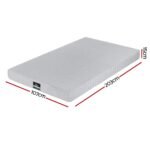 Giselle Bedding Cool Gel Memory Foam Mattress Charcoal 7-Zone Washable Bamboo Cover 15cm King Single - Image 3