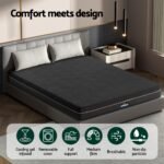 Giselle 18cm Memory Foam Mattress Green Tea Foam Cool Gel Foam Mattresses Double - Image 4