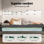 Giselle 18cm Memory Foam Mattress Green Tea Foam Cool Gel Foam Mattresses Double - Image 6