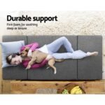Giselle Bedding Foldable Mattress Folding Foam Single Grey - Image 4