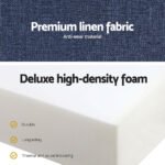 Giselle Bedding Foldable Mattress Folding Foam Single Blue - Image 5