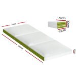 Giselle Bedding Foldable Mattress Folding Foam Trifold Green - Image 2