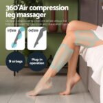 Livemor Foot Massager Leg Knee Massager with Air Compression 3 Massage Modes Heating - Image 4