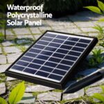 Gardeon Solar Fountain Water Feature Wall Mount Garden Fountains 80CM Grey - Image 5