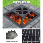 Grillz Fire Pit BBQ Grill Ice Bucket 4-In-1 Table - Image 6