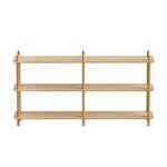 Artiss Bookshelf 3 Tiers Bookcase Display Shelves Wooden Storage Stand Rack Pine - Image 4