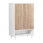 Artiss Shoe Rack Cabinet 24 Pairs 6-tier White - Image 3