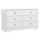 Artiss 6 Chest of Drawers - LEIF White - Image 3