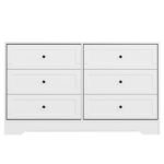 Artiss 6 Chest of Drawers - LEIF White - Image 5