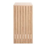 Artiss Console Table Hallway Fluted 120CM Pine - Image 6