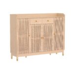 Artiss Shoe Rack Cabinet with Shelves 26 Pairs Pine - Image 3