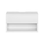 Artiss Floating Bedside Table Nightstand Drawer White - Image 3