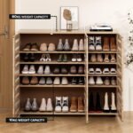 Artiss Shoe Rack Cabinet 30 Pairs Adjustable Shelf - Image 8