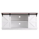 Artiss Buffet Sideboard Storage Cabinet Kitchen Cupboard Sliding Doors White - Image 4