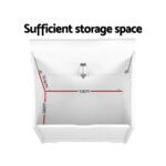 Keezi Kids Toy Box Chest Children Storage Clothes Toys Organiser Square - Image 6