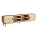 Artiss TV Cabinet Entertainment Unit 180cm Rattan Cole - Image 3