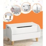 Keezi Kids Toy Box Chest Bookshelf Storage Children Bookcase Organiser Display - Image 7
