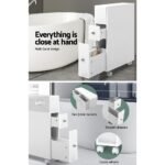 Artiss Bathroom Cabinet Storage Toilet Organiser - Image 5