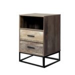 Artiss Bedside Table 2 Drawers with Shelf - BADAN - Image 7