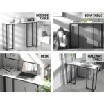 Artiss Console Table Marble Effect Frenisha - Image 8