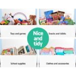 Keezi Kids Toy Box Chest Children Container Storage Clothes Organiser Cabinet - Image 7