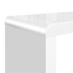 Artiss Nesting Coffee Table Set of 3 Glossy White - Image 3