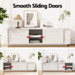 Artiss TV Unit Entertainment Unit Storage Cabinet 160cm White - Image 6