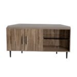 Artiss Corner Entertainment Unit Stand TV Cabinet Open Storage Shelf 120CM - Image 5