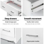 Artiss 6 Chest of Drawers - ANDES White - Image 7