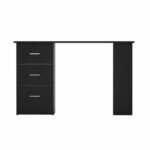 Artiss Computer Desk Drawer Shelf Cabinet Black 120CM - Image 3