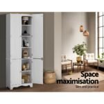 Artiss Buffet Sideboard 4 Doors - BERNE White - Image 7