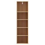 Artiss Bookshelf 5 Tiers MILO Pine - Image 5