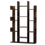 Artiss Tree-Shaped Bookshelf ROMI Walnut - Image 3
