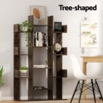 Artiss Tree-Shaped Bookshelf ROMI Walnut - Image 6
