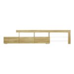 Artiss Entertainment Unit TV Cabinet LED 215cm Pine Caya - Image 5
