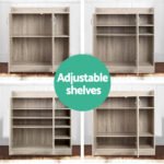 Artiss Shoe Rack Cabinet 21 Pairs Adjustable Shelves Pine Clair - Image 6