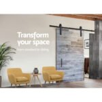 Cefito Sliding Barn Door Hardware Track Set 3.66m - Image 4