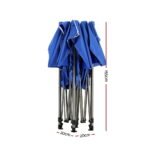 Instahut Gazebo Pop Up Marquee 3x3 Folding Tent Wedding Gazebos 500D Oxford Blue - Image 3