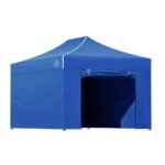 Instahut Gazebo 3x4.5 Pop Up Marquee Folding Tent Wedding Gazebos Camping Outdoor Shade Canopy Blue - Image 8