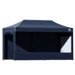 Instahut Gazebo Pop Up Marquee 3x6 Folding Tent Gazebos Camping 500D Oxford Navy - Image 8